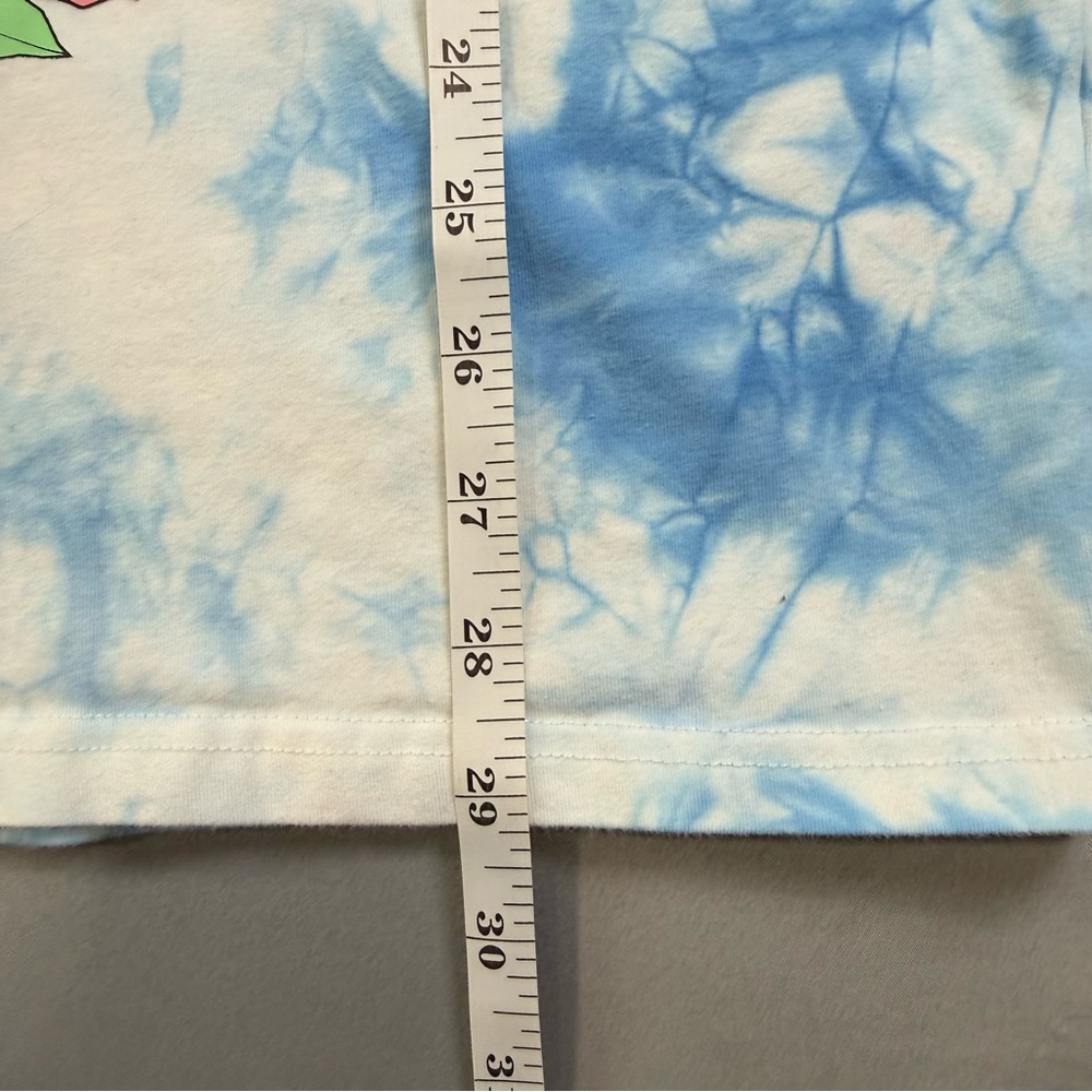 YoungLA Blue and White Tie-Dye T-Shirt - Picture 8 of 9